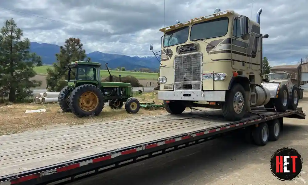 Large cab truck transport